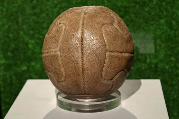 Where football was invented: The official match ball for the first FIFA World Cup, Uruguay 1930.