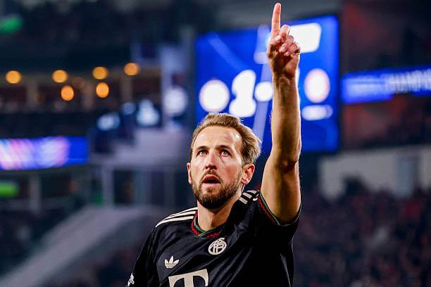 Champions League Roundup, Matchday 8: Harry Kane celebrates his goal during the UEFA Champions League 2025/26 League Phase MD8 match between PSV and FC Bayern Munich at Philips Stadion on January 28, 2026.