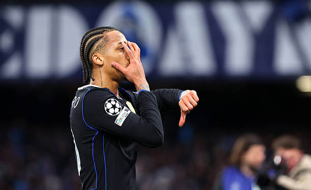 Champions League Roundup, Matchday 8: Joao Pedro celebrates his second goal of the game during the UEFA Champions League 2025/26 League Phase MD8 match between Napoli and Chelsea at Stadio Diego Armando Maradona on January 28, 2026.