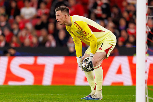 Benfica vs Real Madrid Review: Anatoliy Trubin in action during the UEFA Champions League 2025/26 Play-offs First Leg match between Benfica and Real Madrid at Estádio da Luz on February 17, 2026.