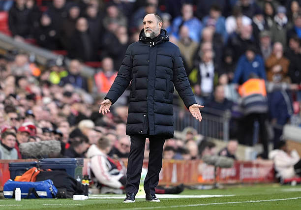 Liverpool vs Tottenham Review: Igor Tudor reacts during the Premier League match between Liverpool and Tottenham at Anfield on March 15, 2026.
