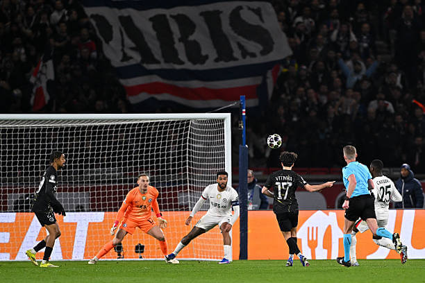 PSG vs Chelsea Review: Vitinha scores during the UEFA Champions League 2025/26 Round of 16 First Leg match between PSG and Chelsea at Parc des Princes on March 11, 2026.