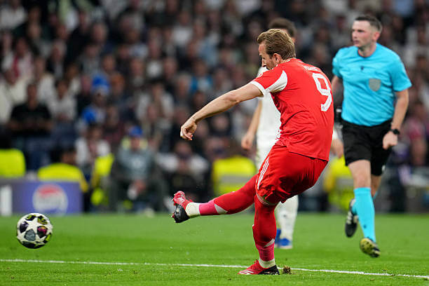 Real Madrid vs Bayern Munich Review: Harry Kane scores during the UEFA Champions League 2025/26 Quarter-Final First Leg match between Real Madrid and Bayern Munich at the Santiago Bernabeu on April 07, 2026.