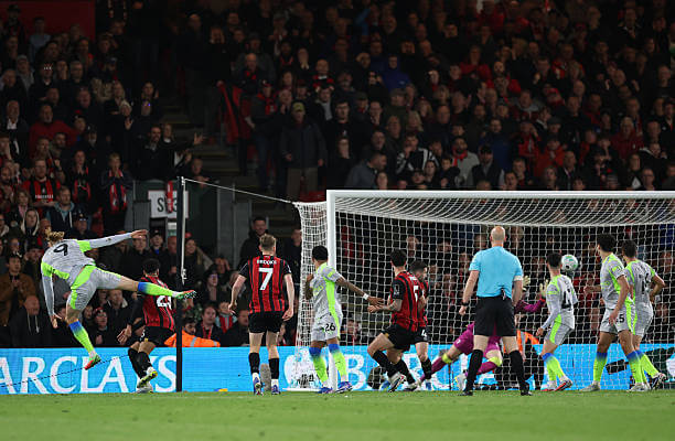 Bournemouth vs Manchester City Review: Erling Haaland scores during the Premier League match between Bournemouth and Manchester City at the Vitality Stadium on May 19, 2026.