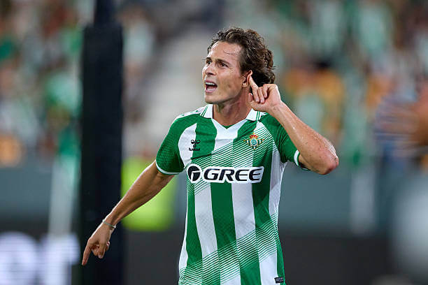 La Liga Roundup, Matchday 2: Rodrigo Riquelme celebrates after scoring during the LaLiga EA Sports 2026/27 match between Real Betis Balompie and Real Sociedad at Estadio La Cartuja on August 21, 2026.