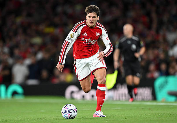 Arsenal vs Coventry Review: Christos Tzolis in action during the Premier League 2026/27 match between Arsenal and Coventry City at Emirates Stadium on August 21, 2026.