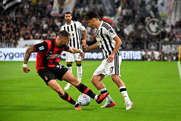 Juventus vs AC Milan Review: Kerim Alajbegović in action during the Serie A match between Juventus and AC Milan at the Allianz Stadium on September 06, 2026.