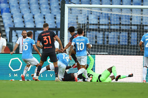 Lazio vs AC Milan Review: Tijani Noslin scores during the Serie A match between Lazio and AC Milan at Stadio Olimpico on September 12, 2026.