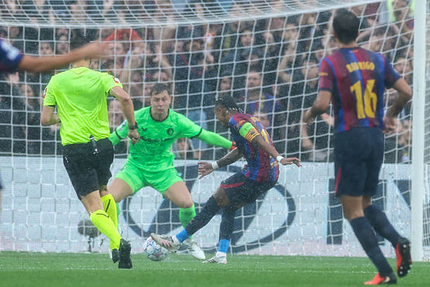Barcelona vs Feyenoord Review: Raphinha scores his first goal during the UEFA Champions League 2026/27 League Phase MD1 match between Barcelona and Feyenoord at Camp Nou on September 09, 2026.