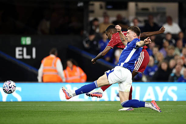 Ipswich vs Liverpool Review: Alexander Isak scores his first goal of the game during the Premier League match between Ipswich and Liverpool at Portman Road on September 4, 2026.