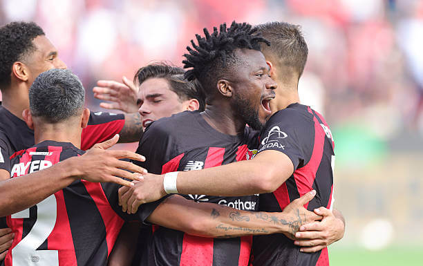 Bundesliga Roundup, Matchday 2: Bayer Leverkusen players celebrate during the Bundesliga 2026/27 match between Bayer 04 Leverkusen and 1. FC Union Berlin at BayArena on September 5, 2026.