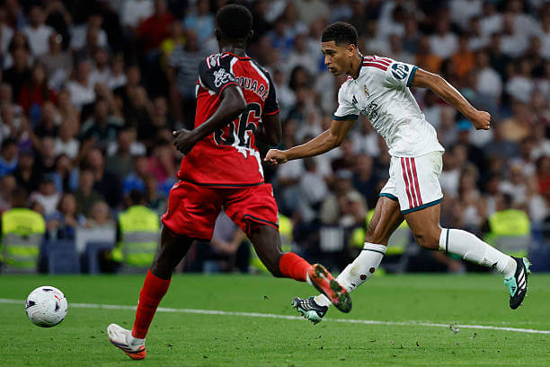 Real Madrid vs Rayo Vallecano Review: Jude Bellingham scores during the LaLiga match between Real Madrid and Rayo Vallecano at the Santiago Bernabeu on September 12, 2026.