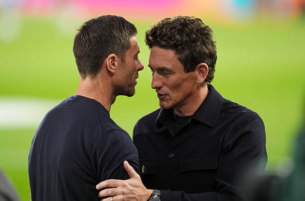 Brentford vs Chelsea Review: Xabi Alonso and Keith Andrews shake hands before the Premier League match between Brentford and Chelsea at the Gtech Community Stadium on Friday September 18, 2026.
