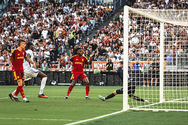 Roma vs Inter Review: Manu Kone scores his second goal of the game during the Serie A match between AS Roma and Inter at the Stadio Olimpico on September 19, 2026.