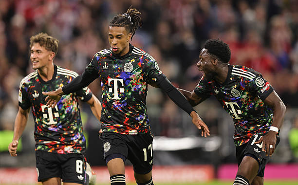 Bundesliga Roundup, Matchday 4: Michael Olise and Alphonso Davies celebrate during the Bundesliga 2026/27 match between Bayern Munich and Union Berlin at Allianz Arena on September 18, 2026.