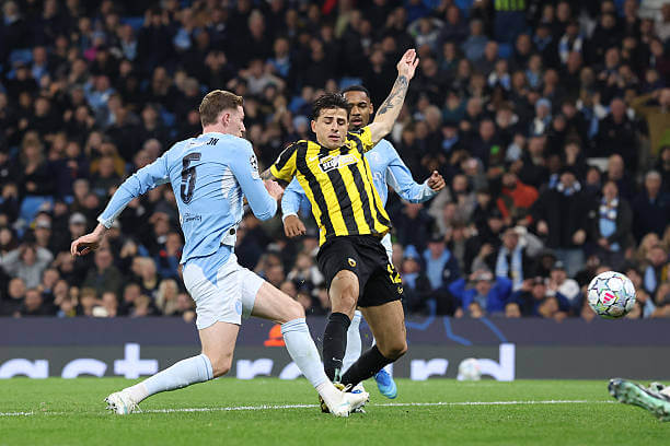 Manchester City vs AEK Athens Review: Elliot Anderson scores during the UEFA Champions League 2026/27 League Phase MD3 match between Manchester City and AEK Athens at the Etihad Stadium on October 20, 2026.