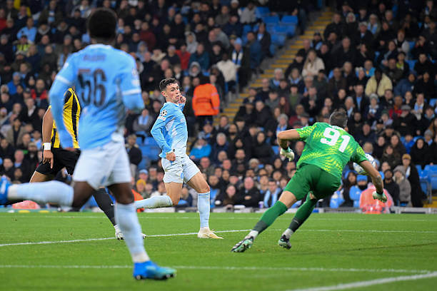 Manchester City vs AEK Athens Review: Phil Foden scores his third goal of the game during the UEFA Champions League 2026/27 League Phase MD3 match between Manchester City and AEK Athens at the Etihad Stadium on October 20, 2026.