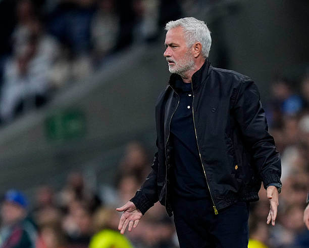 Real Madrid vs RB Leipzig Review: Jose Mourinho looks on during the UEFA Champions League 2026/27 League Phase MD3 match between Real Madrid and RB Leipzig at the Santiago Bernabeu on October 21, 2026.