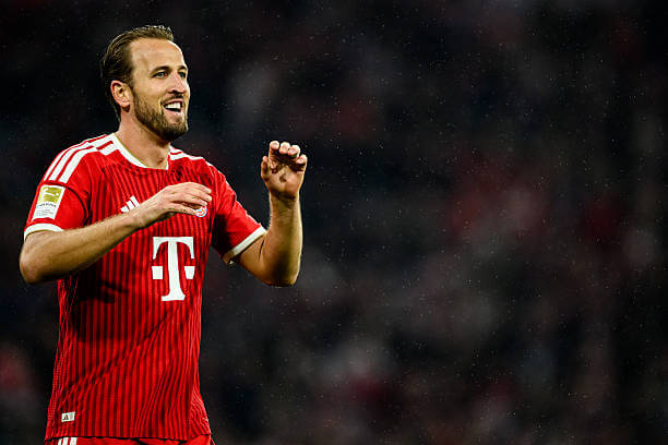 Bayern Munich vs RB Leipzig Review: Harry Kane celebrates his goal during the Bundesliga 2026/27 match between Bayern Munich and RB Leipzig at Allianz Arena on October 17, 2026.