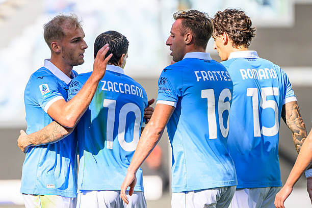 Serie A Roundup, Matchday 6: Lazio players celebrates during the Serie A match between Lazio and Monza at the Stadio Olimpico on October 11, 2026.